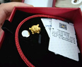 周六福  黃金轉運珠女款足金萌版十二生肖龍紅手繩 定價(jià) 馬淘氣-1.24g 曬單實(shí)拍圖