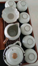 唐豐茶具套裝高檔汝窯開片手抓壺蓋碗茶杯整套帶茶盤泡茶待客專用茶器 花梨色密胺靜窗小+墩墩手抓壺9頭 曬單實(shí)拍圖
