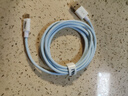 能適Type-C數(shù)據(jù)線100W快充6A充電線適用華為nova系列小米vivo榮耀oppo手機typec加長編織1.5米藍(lán) 曬單實拍圖