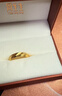 周生生足金攜手同行黃金戒指 情侶款對戒求婚結婚 78208R計價(jià) 12圈 - 3.84克(含工費100元) 曬單實(shí)拍圖