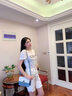 喬思圖（JOSITU）生日禮物送女友輕奢女士包包女包斜挎單肩包時(shí)尚小方包 Q2993.藍(lán)白(精美禮盒) 曬單實(shí)拍圖