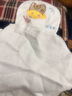 愛貝迪拉 AIBEDILA純棉吸汗巾刺繡款兒童隔汗巾幼兒園寶寶墊背全棉大號背后漢巾a類 【免費繡名字】6層 4條裝 兔子新家 M(2-5歲，身高90-110cm左右) 曬單實拍圖