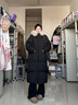 乖甜星大毛領(lǐng)棉服女2025冬季新款加厚外套棉服棉襖外套中長款寬松棉衣女 黑色 M 建議100-120斤穿 曬單實拍圖