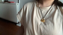 潮宏基七夕禮物 傳家寶古法黃金項鏈女士足金小胖福吊墜金坨坨 計價 小胖福 10.5克 曬單實拍圖