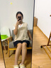 學(xué)院風(fēng)復古毛衣背心女秋冬寬松麻花針織馬甲疊穿無(wú)袖坎肩馬甲上衣 米杏色 均碼 【80-145斤】 曬單實(shí)拍圖
