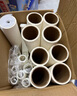 LYNN粘毛器粘毛滾筒卷紙粘毛神器地毯床上沙發(fā)貓毛清理器9卷紙540撕 曬單實(shí)拍圖