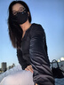 蕉下（beneunder）防曬口罩女防曬面罩防紫外線(xiàn)高顏值薄款臉基尼漫暮黑 曬單實(shí)拍圖