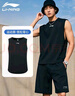 李寧（LI-NING）背心跑步夏款男女健身鍛煉透氣涼爽無(wú)袖上衣打底武術(shù)運動(dòng)背心 曬單實(shí)拍圖