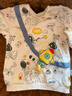 歡喜小熊 嬰兒套裝寶寶秋季長(zhǎng)袖分體衣服兒童春秋衛(wèi)衣長(zhǎng)褲外出秋裝兩件套 曬單實(shí)拍圖