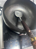 京嚴(yán)正宗古法大肚鐵鍋家用炒鍋無涂層不粘炒菜鍋電磁爐燃氣通用已開鍋 【三次開鍋發(fā)貨】適用3-5人 26cm 【山東老字號鐵鍋技術(shù)｜百年傳承】 曬單實拍圖