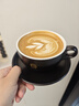 Hero陶瓷特濃杯小容量意式濃縮杯喝水杯馬克杯咖啡杯280ml 黑色 曬單實(shí)拍圖