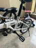 大行（DAHON）KT610折疊自行車16英寸單速男女學(xué)生上班上學(xué)城市通勤單車 白色 曬單實拍圖