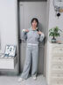 女童運(yùn)動(dòng)套裝秋裝2025新款兒童時(shí)髦洋氣外套女孩大童春秋穿搭童裝 灰色套裝【外套+褲子】 150 曬單實(shí)拍圖