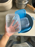 特百惠（Tupperware）冷凍700ml*2保鮮盒食品級冰箱儲物收納盒肉類(lèi)速凍速解密封不串味 曬單實(shí)拍圖