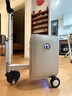 Airwheel愛爾威電動行李箱可騎行拉桿箱可坐可代步鋁框箱包20英寸登機箱 曬單實拍圖