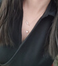 潮宏基 傾慕香頌18K金珍珠項鏈女玫瑰金珍珠Y型鏈生日禮物女 鏈長(cháng)約45cm預售 曬單實(shí)拍圖