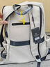 羅梅達爾（Rommedal）新款雙肩包男女防水大容量學(xué)生書(shū)包休閑時(shí)尚電腦包旅行背包 米色（30*17*44） 曬單實(shí)拍圖