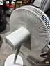 格力（GREE）電風(fēng)扇家用大風(fēng)量五葉立式落地扇 客廳宿舍定時(shí)轉頁(yè)扇搖頭循環(huán)對流換氣扇可升降機械電扇 FD-4012 白色 曬單實(shí)拍圖