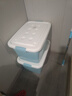 SPACEXPERT 衣物收納箱車載塑料整理箱帶輪外體積72L 58*40*31cm 藍(lán)色 1個裝 曬單實(shí)拍圖