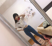 軒詩(shī)道四季款低腰淺藍蜜桃臀牛仔褲女性感提臀美臀時(shí)尚休閑運動(dòng)瑜伽長(cháng)褲 淺藍色(蜜桃臀褲) 常規 2XL （110-120斤） 曬單實(shí)拍圖