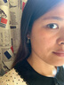 伊燦日韓精致黑色耳環(huán)女輕奢小眾設(shè)計感方形耳扣2025新款爆款高級耳飾 氣質(zhì)黑色方形耳環(huán) 曬單實拍圖