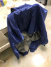 雨航（YUHANG）騎行雨衣雨披單人男女成人電瓶電動(dòng)自行車(chē)防暴雨 藏青色 曬單實(shí)拍圖