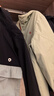 Q21羽絨服沖鋒兩面穿外套成人男女立領(lǐng)外套雙面可穿保暖保溫防風(fēng)防水 豆綠色晨曦紅 165 曬單實(shí)拍圖