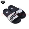 阿瑞娜（arena）男女競(jìng)技游泳運(yùn)動(dòng)拖鞋簡(jiǎn)約大LOGO舒適拖鞋沙灘拖鞋 黑白色（BKWH） 42 曬單實(shí)拍圖
