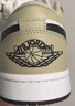 耐克（NIKE）Jordan官方耐克喬丹男子輕便AJ1板鞋秋季低幫緩震運(yùn)動鞋553558 153山峰白/灰黑/藤黃 42.5 曬單實(shí)拍圖