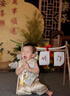 WVD國際品牌一周歲男寶禮服夏新中式平時(shí)可穿分體套裝金色寶寶男童生日宴衣服 綢緞面料不能機(jī)洗跟浸泡 綢緞面 73 曬單實(shí)拍圖