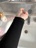 FitonTon保暖內(nèi)衣女超薄玻尿酸半高領(lǐng)肌底衣無(wú)痕美體打底秋衣秋褲套裝 黑L 曬單實(shí)拍圖