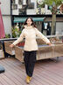 波司登（BOSIDENG）25新款冬季羽絨服女短款連帽加厚90絨百搭保暖外套B250245128 暖沙米7A53 S 160/88A 體重約100-110斤 曬單實(shí)拍圖