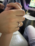 丹尼爾惠靈頓（DanielWellington）dw戒指  男女同款情侶銀色對戒七夕情人節禮物送女友52號+58號 曬單實(shí)拍圖
