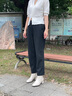 愛(ài)步（ECCO）靴子女 2025新款冬季切爾西靴羊皮中跟厚底方頭女靴 型塑290983 石灰色29098301378 37 曬單實(shí)拍圖