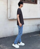 新百倫純棉高端男士牛仔褲春秋新款修身彈力直筒休閑潮流百搭秋冬長(zhǎng)褲子 1213深藍(lán)色 33 曬單實(shí)拍圖