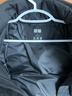 優(yōu)衣庫男裝無(wú)縫羽絨大衣/外套夾克連帽羽絨服保暖470079 09 黑色 2XL /185/112C 曬單實(shí)拍圖