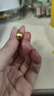周大生黃金吊墜足金999葫蘆掛墜配頸繩古韻福祿吉祥福運送女友生日禮物 黃金葫蘆吊墜-【配頸繩,絨布袋包裝】 大版-10.01g 曬單實(shí)拍圖