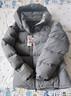 黑冰天樞PLUS男款厚款活帽戶(hù)外鵝絨羽絨服700蓬防風(fēng)保暖 F8509MJ 灰色 2XL 曬單實(shí)拍圖