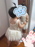 RYLEE+CRU官方正品女童連衣裙芭蕾舞裙子紗裙中小童短裙新款 象牙白 80 曬單實(shí)拍圖