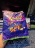 KDV 俄羅斯進口紫皮糖巧克力扁桃仁夾心喜糖果休閑零食品500g*3袋 曬單實拍圖