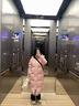 東北哈爾濱旅游防寒保暖鵝絨羽絨服男女士長款加厚中長羽絨衣外套 柔霧粉白鵝絨 男女同款 XL 充絨量340克 145斤-165斤 曬單實拍圖