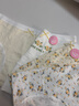 北極絨【A類純棉】內(nèi)褲女士100全棉襠抗菌薄款高彈透氣少女生中腰三角褲 曬單實拍圖