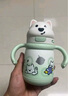 babycare西高地保溫杯學(xué)飲兒童寶寶學(xué)生上學(xué)水壺吸管直飲杯外出6月+-小綠 曬單實(shí)拍圖