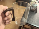 TEAHUE茶杯泡茶玻璃杯套裝涼水綠茶杯家用高硼硅耐高溫水杯子喝水杯 曬單實(shí)拍圖