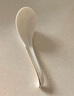 品聚德骨瓷純白小湯勺長(cháng)柄家用大號餐具勺子創(chuàng  )意大勺小勺喝粥勺調羹勺子 骨瓷描金天鵝小勺4個(gè) 曬單實(shí)拍圖