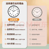 康巴絲（Compas）掛鐘客廳 靜音走時簡約石英鐘表掛墻時鐘 c2855 黑色 26cm直徑 曬單實拍圖