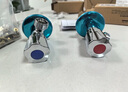 九牧（JOMOO）黃銅加厚角閥三角閥1冷1熱套裝   02064-1C-1  曬單實(shí)拍圖