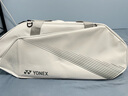 YONEX 2025新款尤尼克斯羽毛球包單肩包大容量手提方包獨立鞋倉多功能 BA340CR白色【大尺寸】 曬單實(shí)拍圖