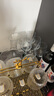 CLITON紅酒杯套裝高腳杯分酒器10件酒具套裝 家用葡萄酒杯玻璃醒酒器H款 曬單實(shí)拍圖