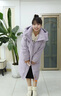 雪中飛長(cháng)款羽絨服女2025冬季新款寬松大碼時(shí)尚保暖90絨連帽外套淺紫色M 曬單實(shí)拍圖